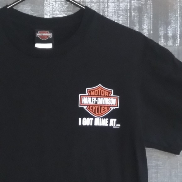 Harley Davidson Motor Cycles Apparel T-Shirt Adult M Emerald Coast FW Beach FL - Picture 2 of 8
